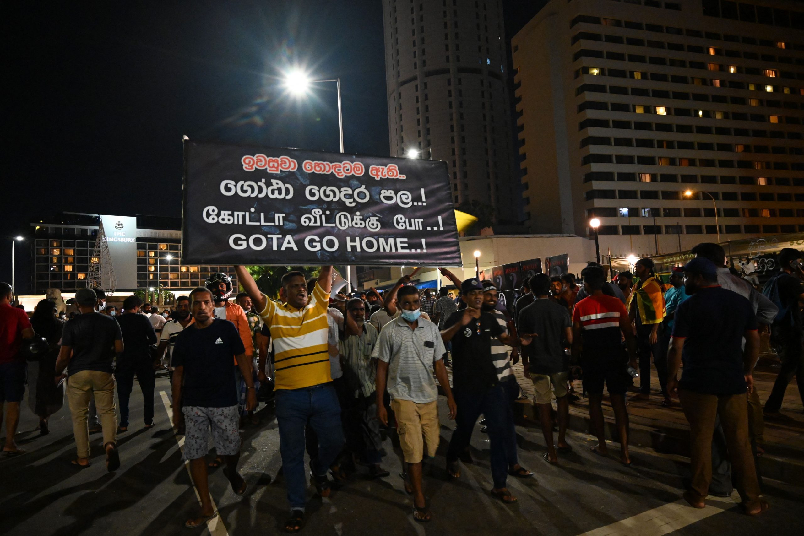 Sri Lankans abandon holiday celebrations for protests